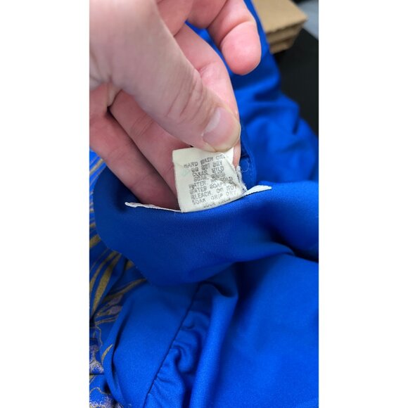 SHAHEEN 50'S 60'S HAWAIIAN FLORAL PAINT DRESS 6 - Picture 9 of 10